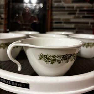 Vintage Corelle Crazy Daisy Spring Bloosom Teacup Set of 6